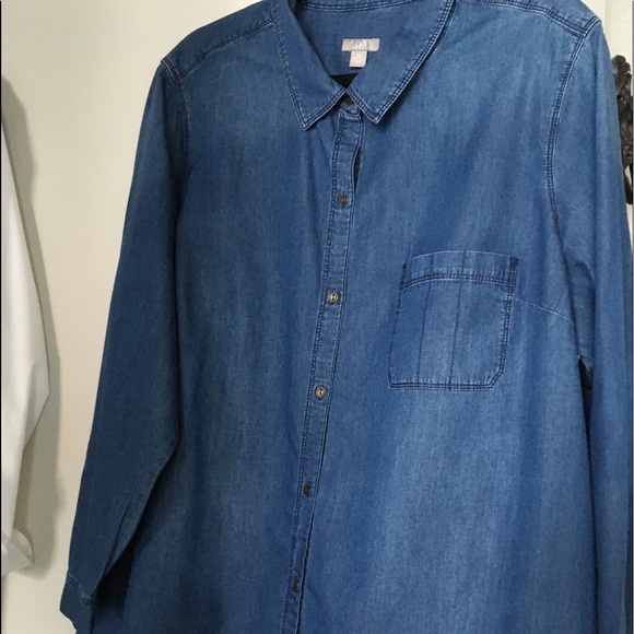 3x denim shirt